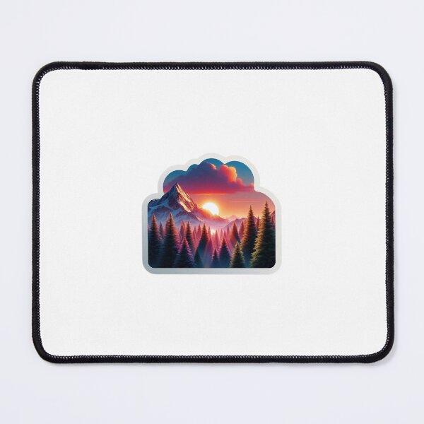 Item preview, Adventure Awaits – 3D Mountain Sticker Design 4 designed and sold by Sticker Art Shop.