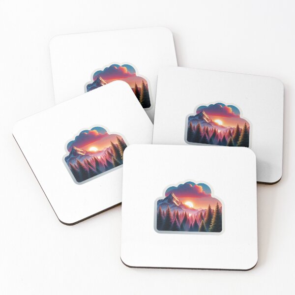 Item preview, Adventure Awaits – 3D Mountain Sticker Design 4 designed and sold by Sticker Art Shop.