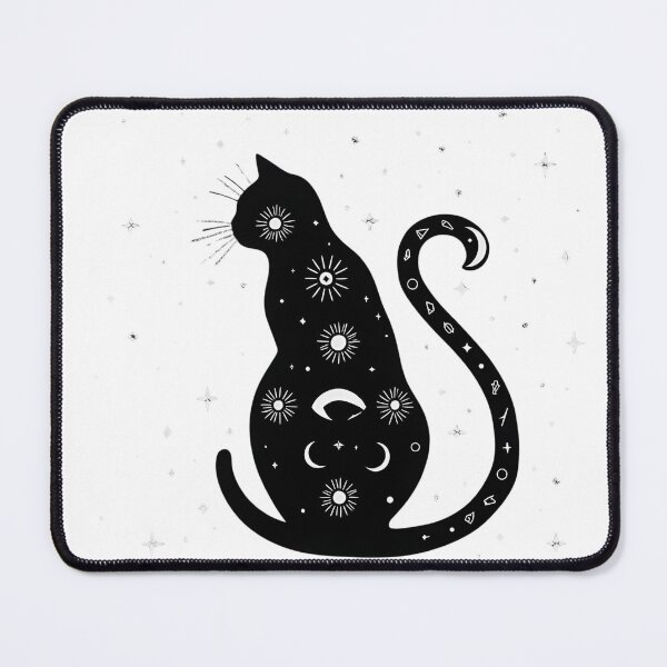 Item preview, Mystical Black Cat designed and sold by BKDIGITALSHOP.