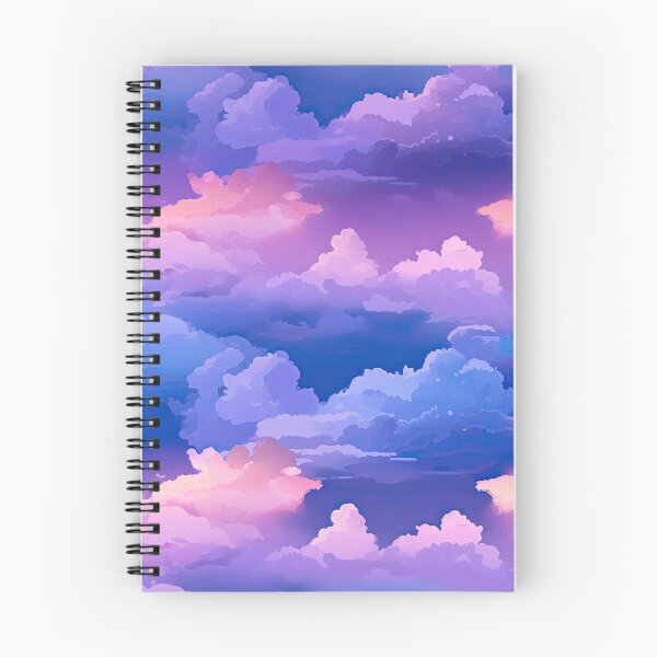 Item preview, Stylized Clouds Pink Blue Purple designed and sold by CraftedHome.