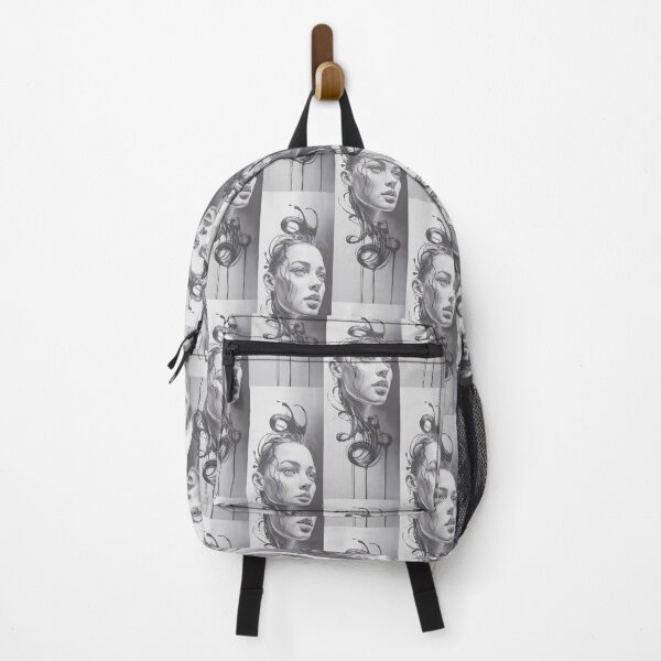 Item preview, Dramatic Ink Portrait Of A Woman By Merch, Limited Edition designed and sold by MADISYNDONALD.