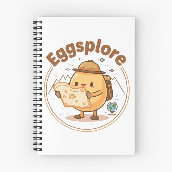 Item preview, Eggsplore Cartoon | Kawaii Explorer Egg designed and sold by Mr.Egg Shop.
