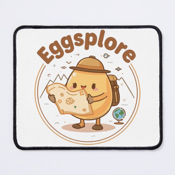 Item preview, Eggsplore Cartoon | Kawaii Explorer Egg designed and sold by Mr.Egg Shop.