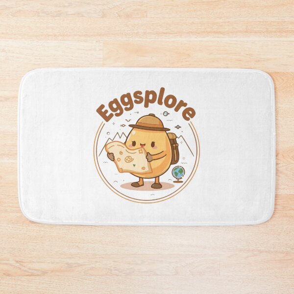 Item preview, Eggsplore Cartoon | Kawaii Explorer Egg designed and sold by Mr.Egg Shop.
