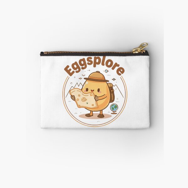 Aperçu de l'œuvre Eggsplore Cartoon | Œuf Explorateur Kawaii créée et vendue par Mr.Egg Shop.