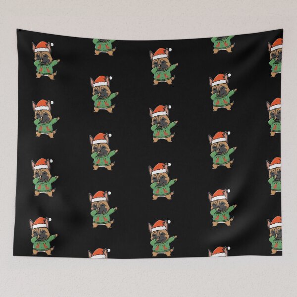 Item preview, Funny Belgian Malinois Dabbing Merry Christmas Animal Lover Xmas Mom Dad Kids designed and sold by FurryHavenPH.