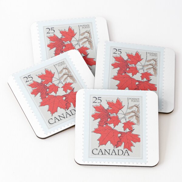 Item preview, Vintage 1960s Canada 25¢ Postage Stamp Sticker – Retro Multilingual Design designed and sold by DreamiCanvas.