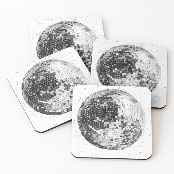 Item preview, Black and White Disco Ball Club Retro designed and sold by jspqf2952.