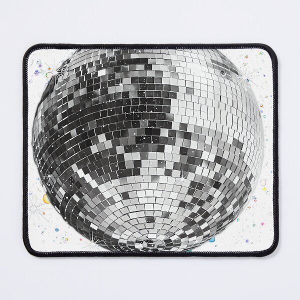 Item preview, Black and White Disco Ball Club Retro designed and sold by jspqf2952.