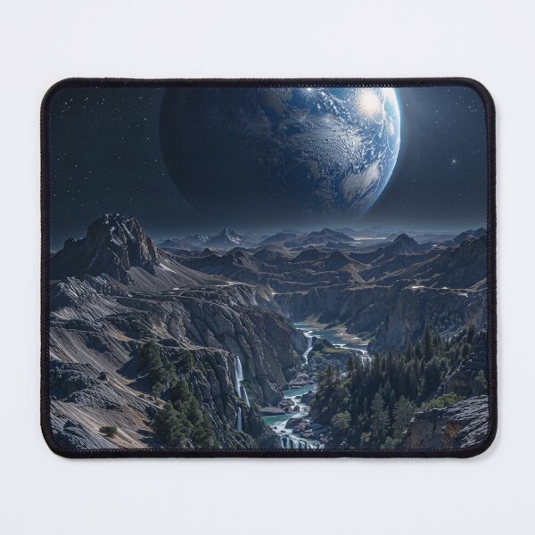 Item preview, Valley Beneath the Cosmic Earth designed and sold by AspisArtworks.