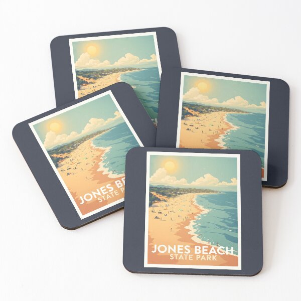 Item preview, A Vintage Illustration of Jones Beach State Park - New York  designed and sold by GoodOldVintage.
