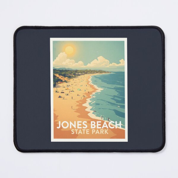 Item preview, A Vintage Illustration of Jones Beach State Park - New York  designed and sold by GoodOldVintage.