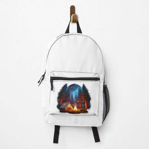 Item preview, Camping Life – 3D Tent & Campfire Sticker Design 2 designed and sold by Sticker Art Shop.