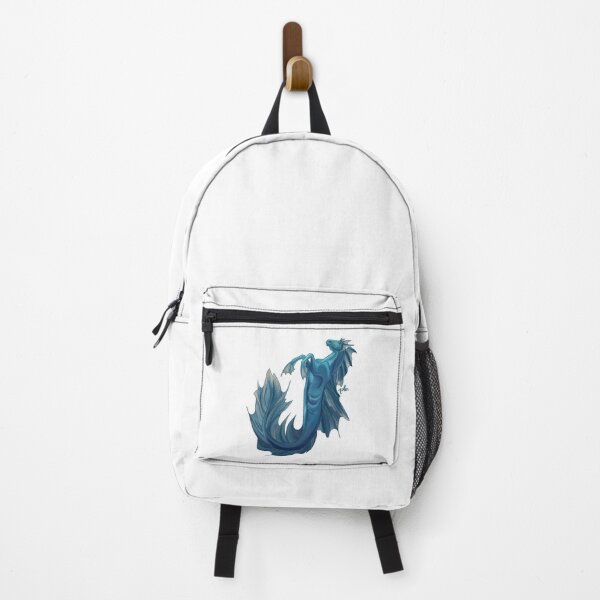 Item preview, Blue Hippocampus – Mystical Sea Creature Illustration / Hippocampo Azul designed and sold by PitiHerreraStudio.