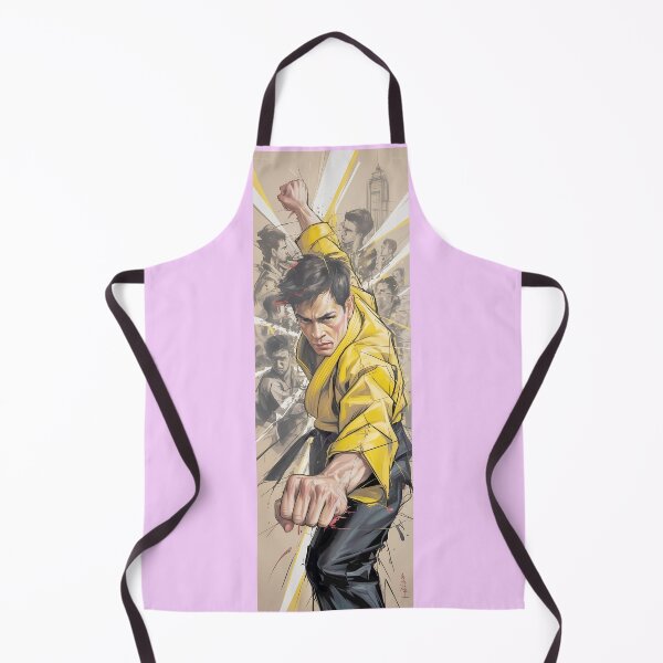 Item preview, Martial Arts Fighter Yellow Gi Punch Art By Merch, Limited Edition designed and sold by MADISYNDONALD.