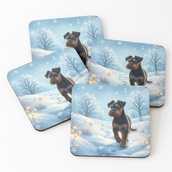 Item preview, Winter Wonderland Terrier designed and sold by Dog Art Studio.