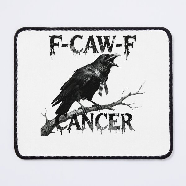 Item preview, F-Caw-F Rooster Meme Chicken Humor Joke FCAWF liver Breast Cancer Awareness Ribbon designed and sold by Miumed.