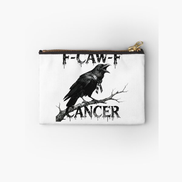 Item preview, F-Caw-F Rooster Meme Chicken Humor Joke FCAWF liver Breast Cancer Awareness Ribbon designed and sold by Miumed.