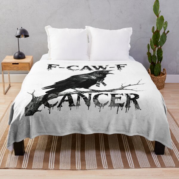 Item preview, F-Caw-F Rooster Meme Chicken Humor Joke FCAWF liver Breast Cancer Awareness Ribbon designed and sold by Miumed.