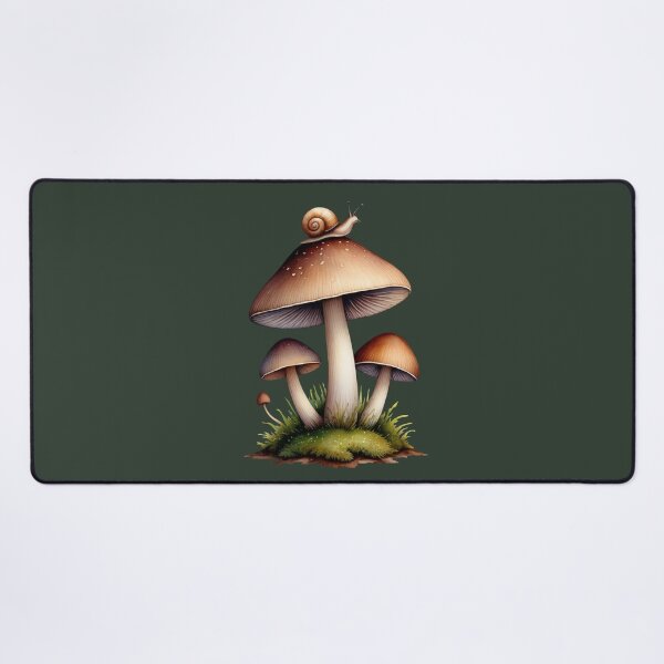 Item preview, Goblincore Mushrooms with Snail | Whimsical Forest Art designed and sold by Ombrya.