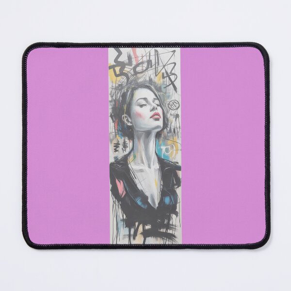 Item preview, Expressive Woman Graffiti Portrait Art By Merch, Limited Edition designed and sold by MADISYNDONALD.
