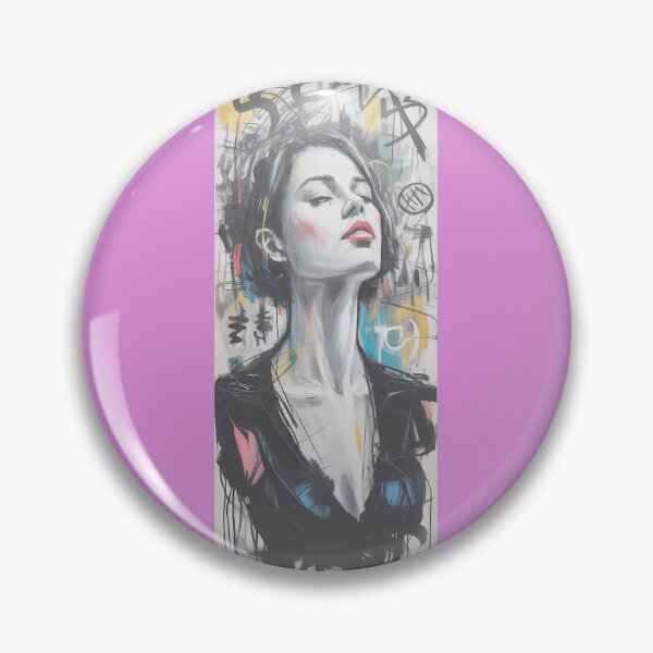 Item preview, Expressive Woman Graffiti Portrait Art By Merch, Limited Edition designed and sold by MADISYNDONALD.