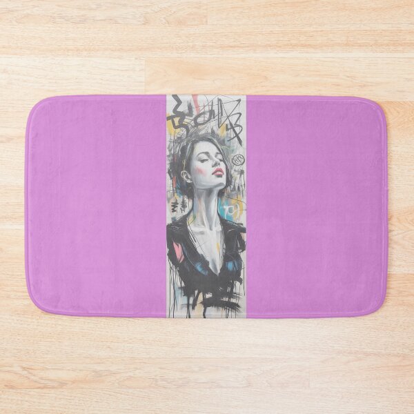 Item preview, Expressive Woman Graffiti Portrait Art By Merch, Limited Edition designed and sold by MADISYNDONALD.