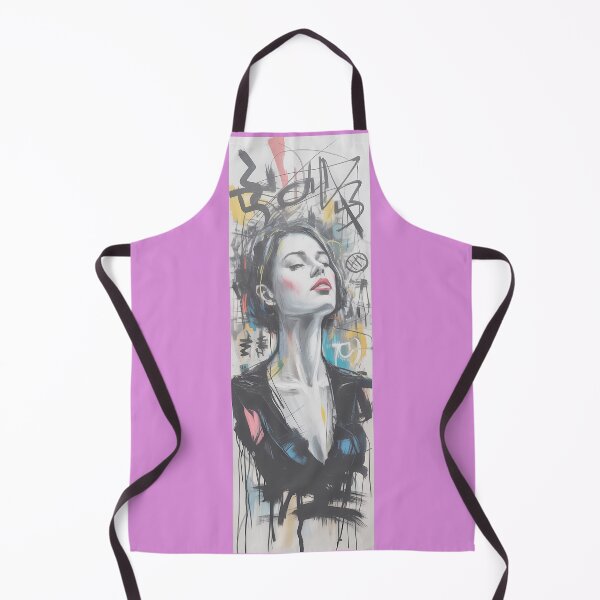 Item preview, Expressive Woman Graffiti Portrait Art By Merch, Limited Edition designed and sold by MADISYNDONALD.