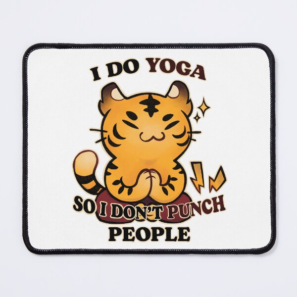 Item preview, Yoga tiger designed and sold by tilunechacon.