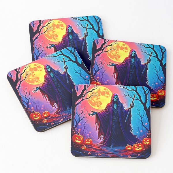 Item preview, Spooky Moon Death's Call Design designed and sold by Health And Fitness Posts e-Store.