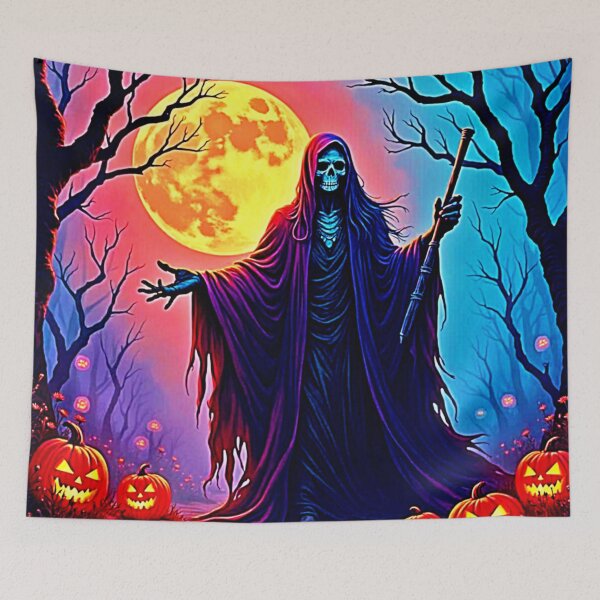 Item preview, Spooky Moon Death's Call Design designed and sold by Health And Fitness Posts e-Store.