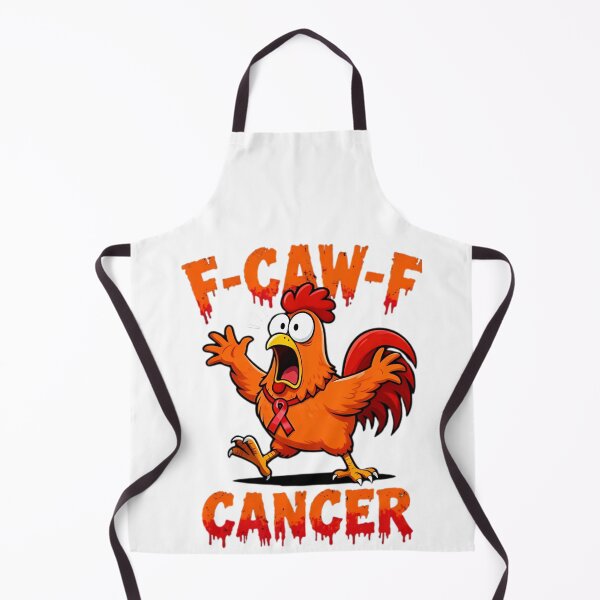 Item preview, F-Caw-F Rooster Meme Chicken Humor Joke FCAWF Liver Breast Cancer Awareness Ribbon designed and sold by Miumed.