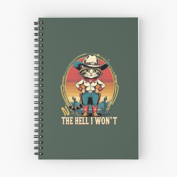 Item preview, The Hell I won't Western Cat designed and sold by BKDIGITALSHOP.