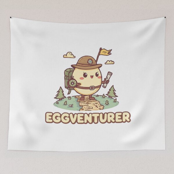 Item preview, Eggventurer Cartoon | Kawaii Adventurer Egg designed and sold by Mr.Egg Shop.