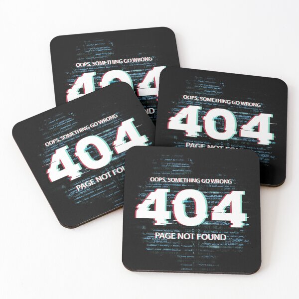 Item preview, Glitch Error 404: Digital Void Message designed and sold by JORY ART.