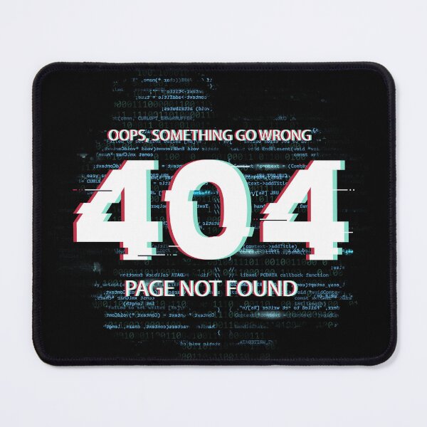 Item preview, Glitch Error 404: Digital Void Message designed and sold by JORY ART.