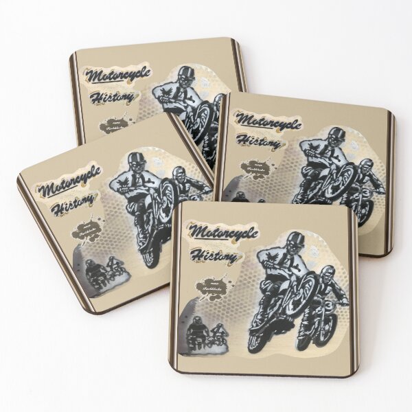 Item preview, Portrait of a motocross rally designed and sold by marysfarbklecks.