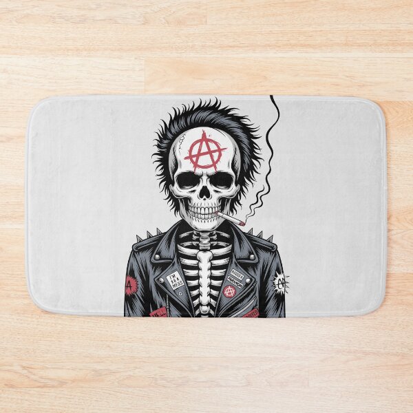 Item preview, Punk Rocker Skeleton – Funny Rebel Anarchy  designed and sold by paulo silveira.