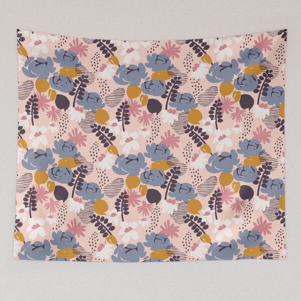 Item preview, Peach Blossom Dreams — Painterly Multicolor Floral Seamless Pattern designed and sold by NicolaZhukov.