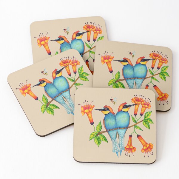 Item preview, Bee-eaters designed and sold by Christina Plumb.