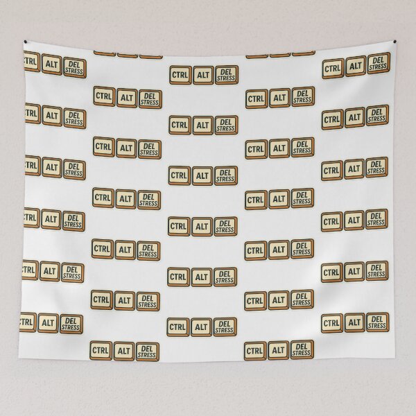 Item preview, CTRL ALT DEL Stress – Delete Your Stress designed and sold by Boldolka.
