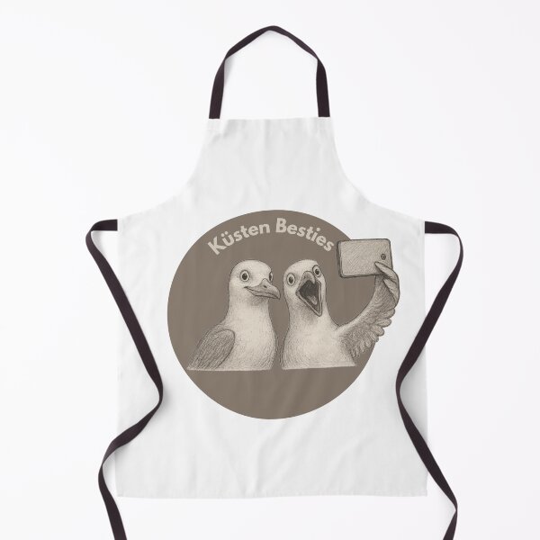 Item preview, Coastal Besties Seagulls – Funny Friendship Design designed and sold by Fies-und-Fein.