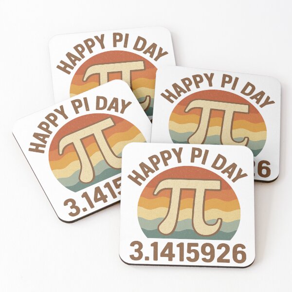 Item preview, Happy Pi Day Retro Vintage Sunset designed and sold by Ruby River.