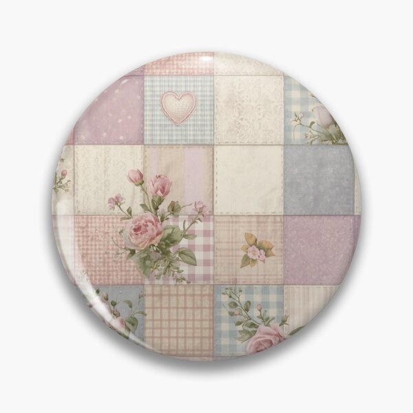 Item preview, Christian Shabby Chic Floral Patchwork – Vintage Roses Quilt inspired by a Bible verse  The joy of the Lord is my strength.” – Nehemiah 8:10 designed and sold by AmenAlways.