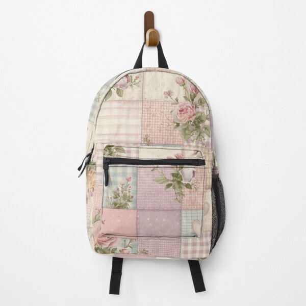 Item preview, Christian Shabby Chic Floral Patchwork – Vintage Roses Quilt inspired by a Bible verse  The joy of the Lord is my strength.” – Nehemiah 8:10 designed and sold by AmenAlways.
