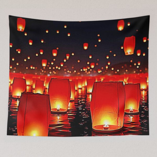 Item preview, Lanterns' Magical Night Float Design designed and sold by Health And Fitness Posts e-Store.