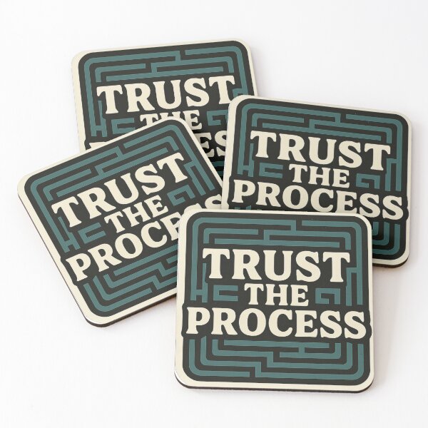 Item preview, Trust the Process – Motivational Design designed and sold by Boldolka.