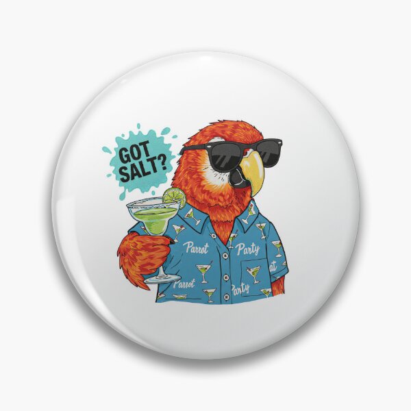 Item preview, Funny Parrot Got Salt Margarita designed and sold by TeeARTHY.