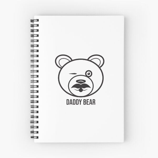 Item preview, Daddy Bear Outline Minimalist Gay Bear Design designed and sold by RyanGDesign.