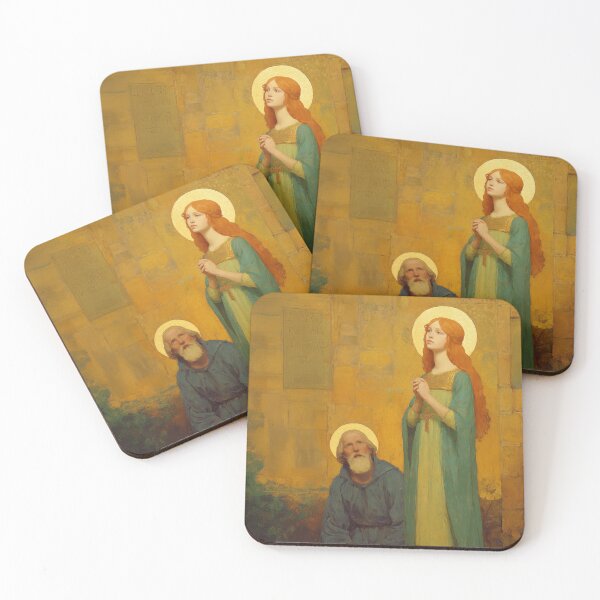 Item preview, Saints Justina and Cyprian designed and sold by SanctifiedSouls.